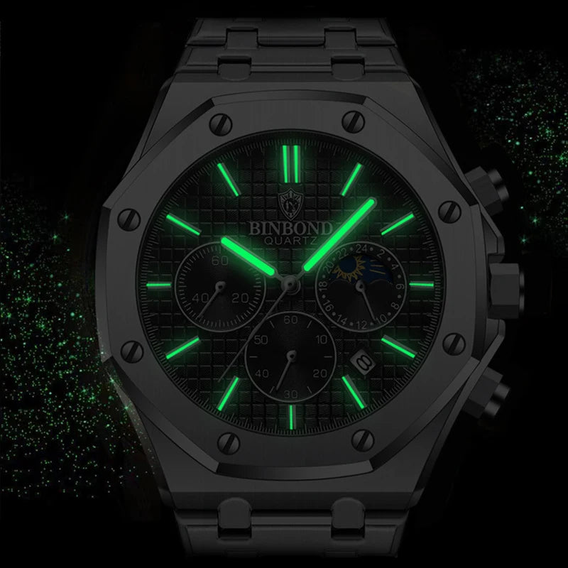 Poedagar Stainless Steel Casual Elegant Watch