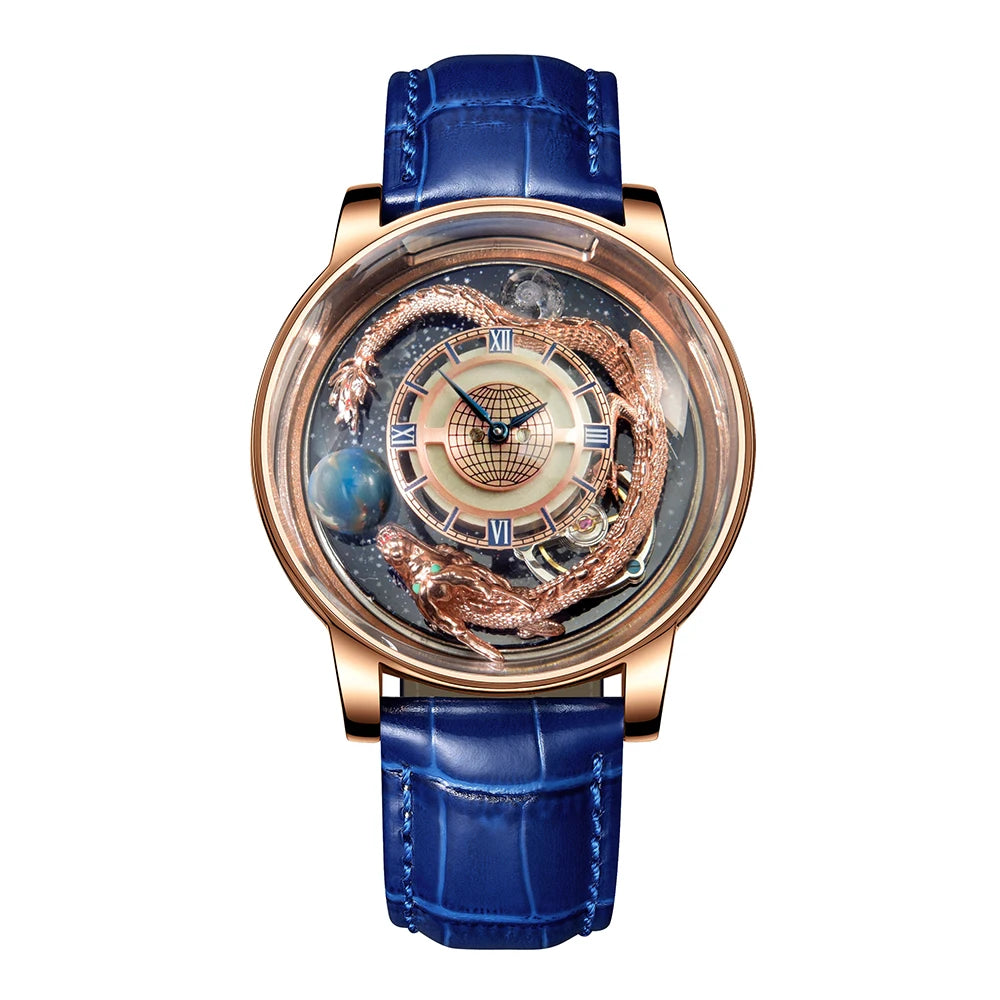Pindu Luxury Casual Top Brand Business Luminous Leather Watch