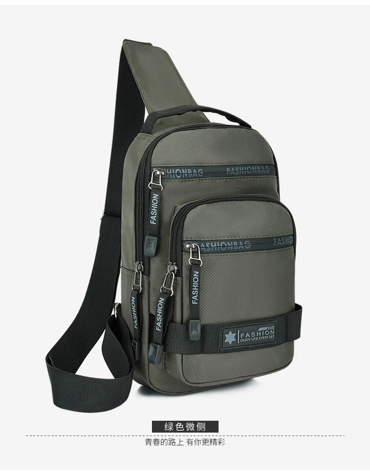 Chest, Crossbody & Shoulder Bag for Lightweight Travel or Daily Use