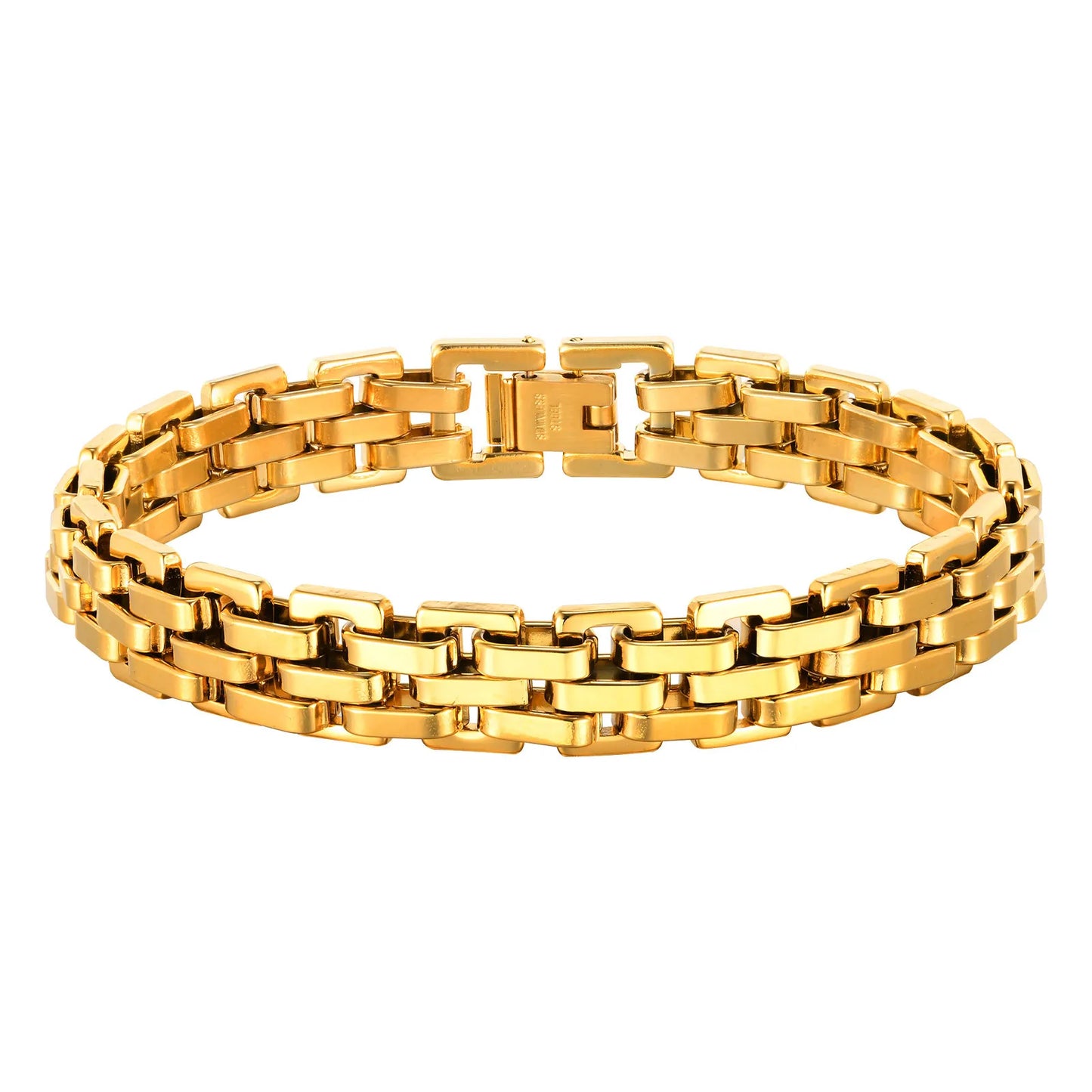 Vnox Stylish Strap Chain Bracelets