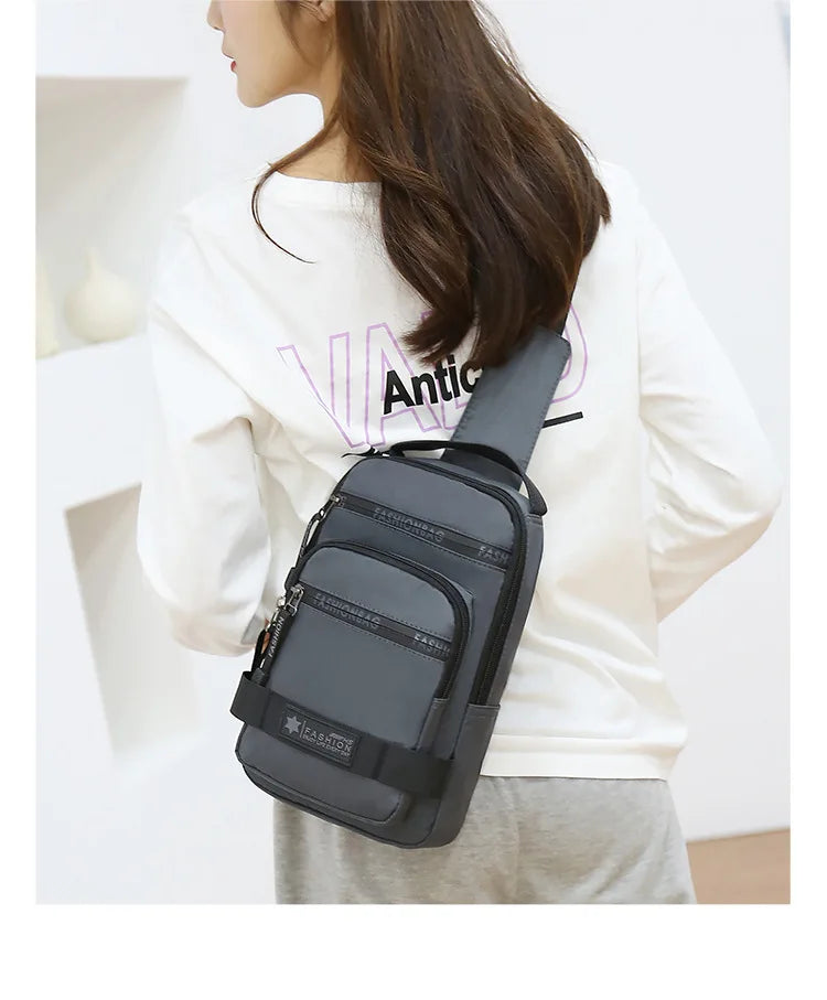 Chest, Crossbody & Shoulder Bag for Lightweight Travel or Daily Use