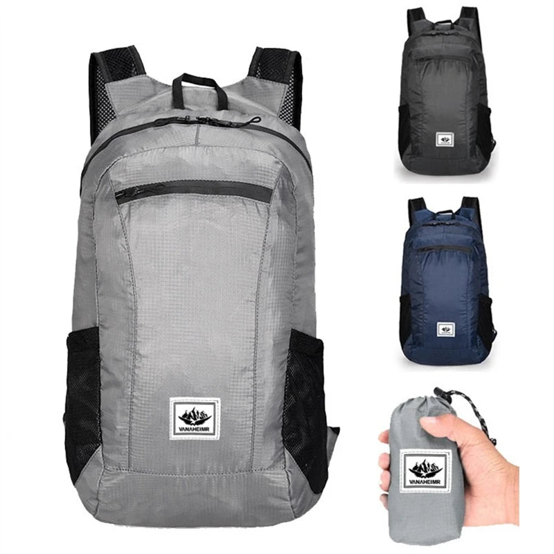 Outdoor Hiking Portable & Foldable Waterproof Backpack