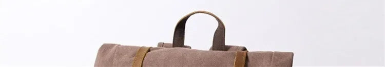 Canvas Leather Backpack