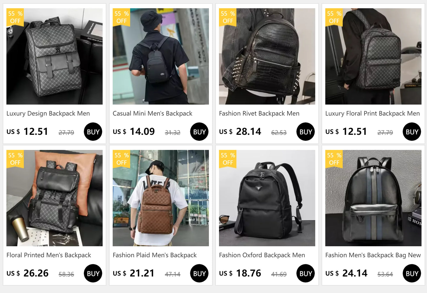 Simple Retro Backpack