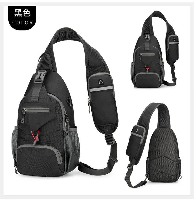 Shoulder Backpack Sling & Chest Crossbody Bag