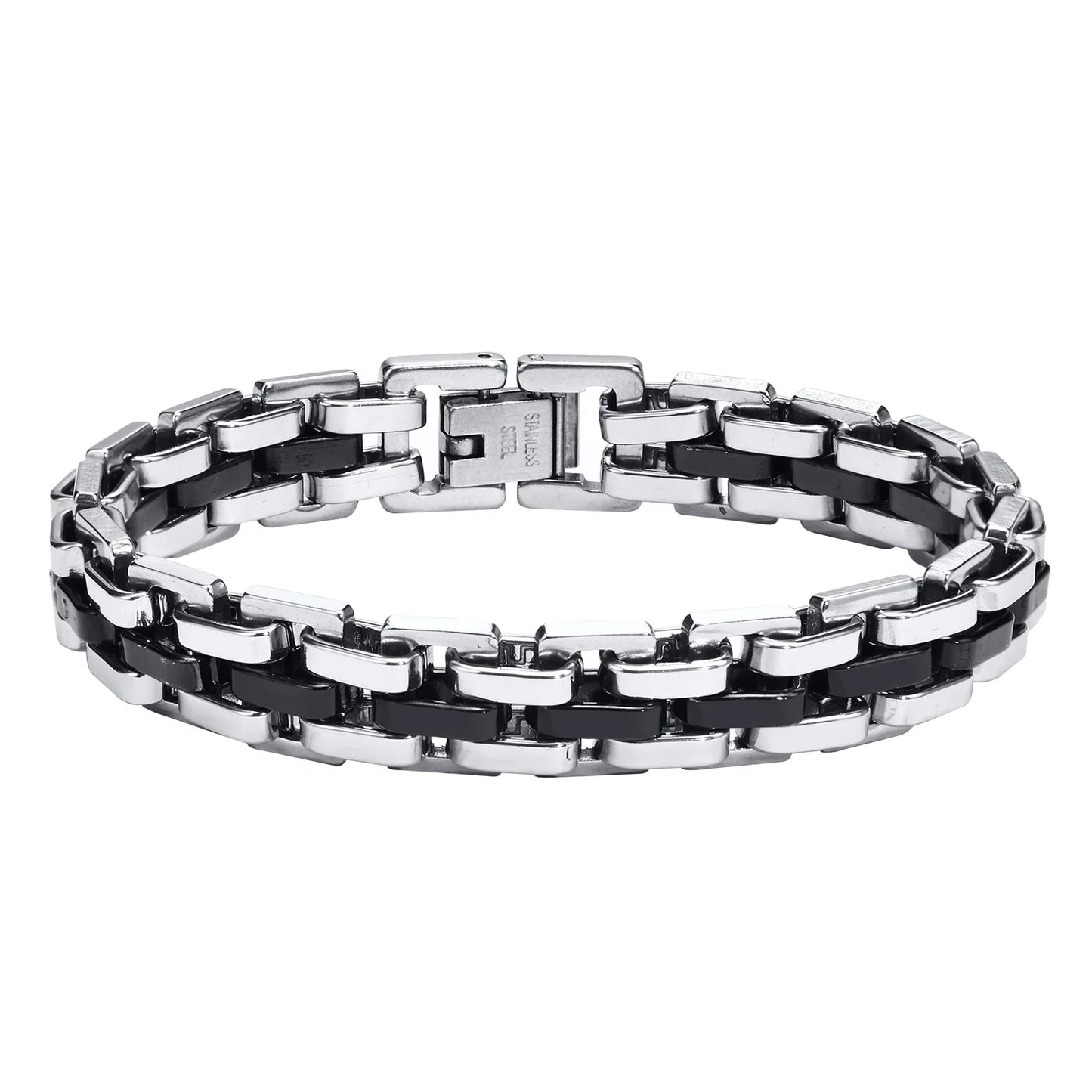 Vnox Stylish Strap Chain Bracelets
