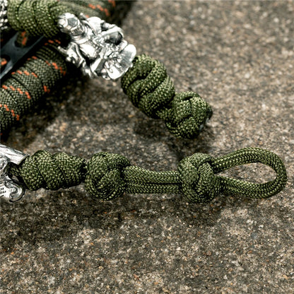 Retro Nordic Knight Bracelets Men Navy Style Vikings Woven Lanyard Survival Rope Bangle Creative homme Jewelry Gift Dropshipping