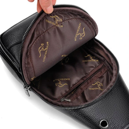 Crossbody Vintage Leisure or Travel leather Design