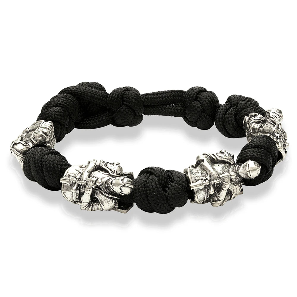 Retro Nordic Knight Bracelets Men Navy Style Vikings Woven Lanyard Survival Rope Bangle Creative homme Jewelry Gift Dropshipping