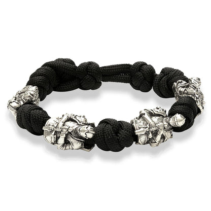 Retro Nordic Knight Bracelets Men Navy Style Vikings Woven Lanyard Survival Rope Bangle Creative homme Jewelry Gift Dropshipping