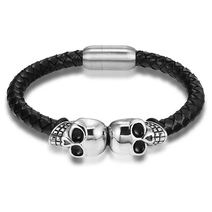 Leather Punk Skull