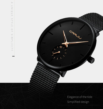 CR Ultra Thin Dial Quartz Watch