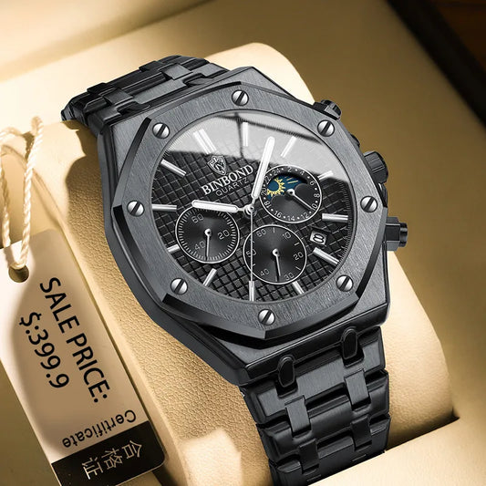 Poedagar Stainless Steel Casual Elegant Watch