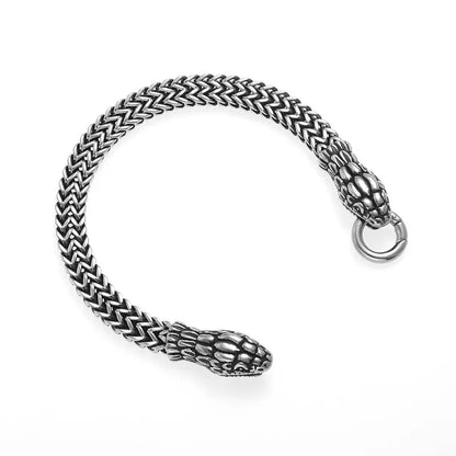 Men\'s Retro Gothic Skull Bracelet Fashionable Cool Street Party Bangles Jewelry Gift