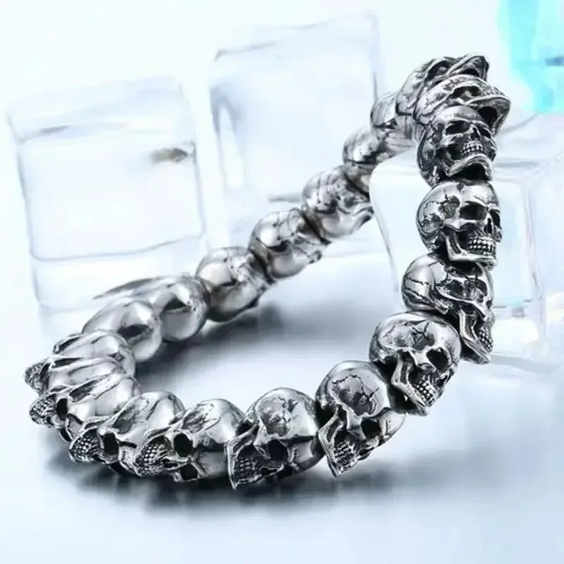 Skull Beaded Bracelet