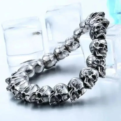 Skull Beaded Bracelet