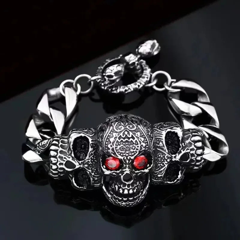 Skull Beaded Bracelet