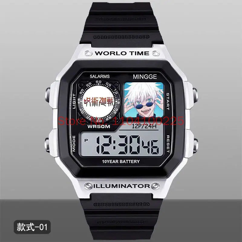 Jujutsu Kaisen Inspired Gojo Digital Sports Watch