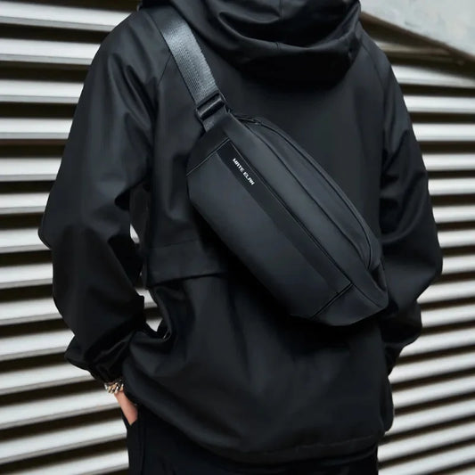 Waterproof Chest Bag, Solid Crossbody Bag for Travel & Sports