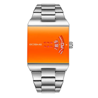 Fashion Square Men Clock Digital Waterproof Stainless Steel Elegant Man Wristwatch Quartz Casual Business Men's Watches Reloj