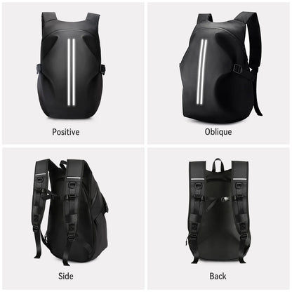 Motorcyclists Waterproof Reflective Travel Backpack