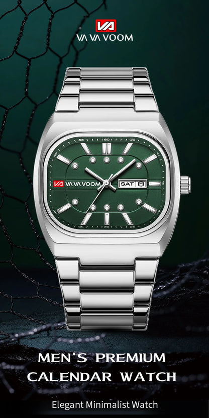 Voom Square Analog Diving Series Steel Watch
