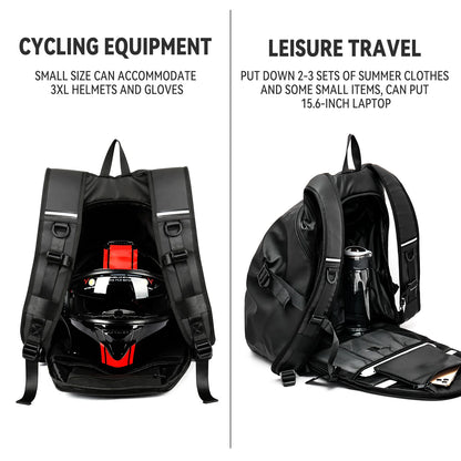 Motorcyclists Waterproof Reflective Travel Backpack