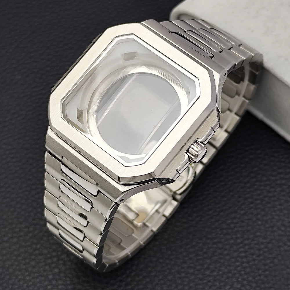 DC Square Silver Watch
