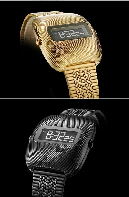Oval Design Digital Wristwatch