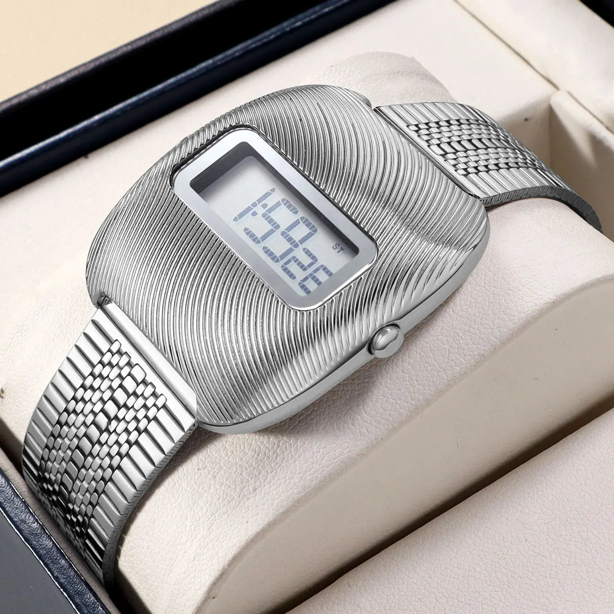 Oval Design Digital Wristwatch