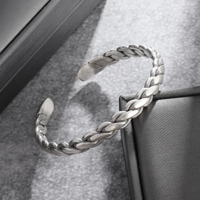 Men\'s Retro Gothic Skull Bracelet Fashionable Cool Street Party Bangles Jewelry Gift