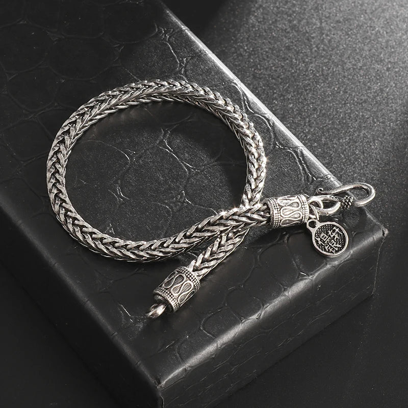 Men\'s Retro Gothic Skull Bracelet Fashionable Cool Street Party Bangles Jewelry Gift
