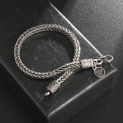 Men\'s Retro Gothic Skull Bracelet Fashionable Cool Street Party Bangles Jewelry Gift