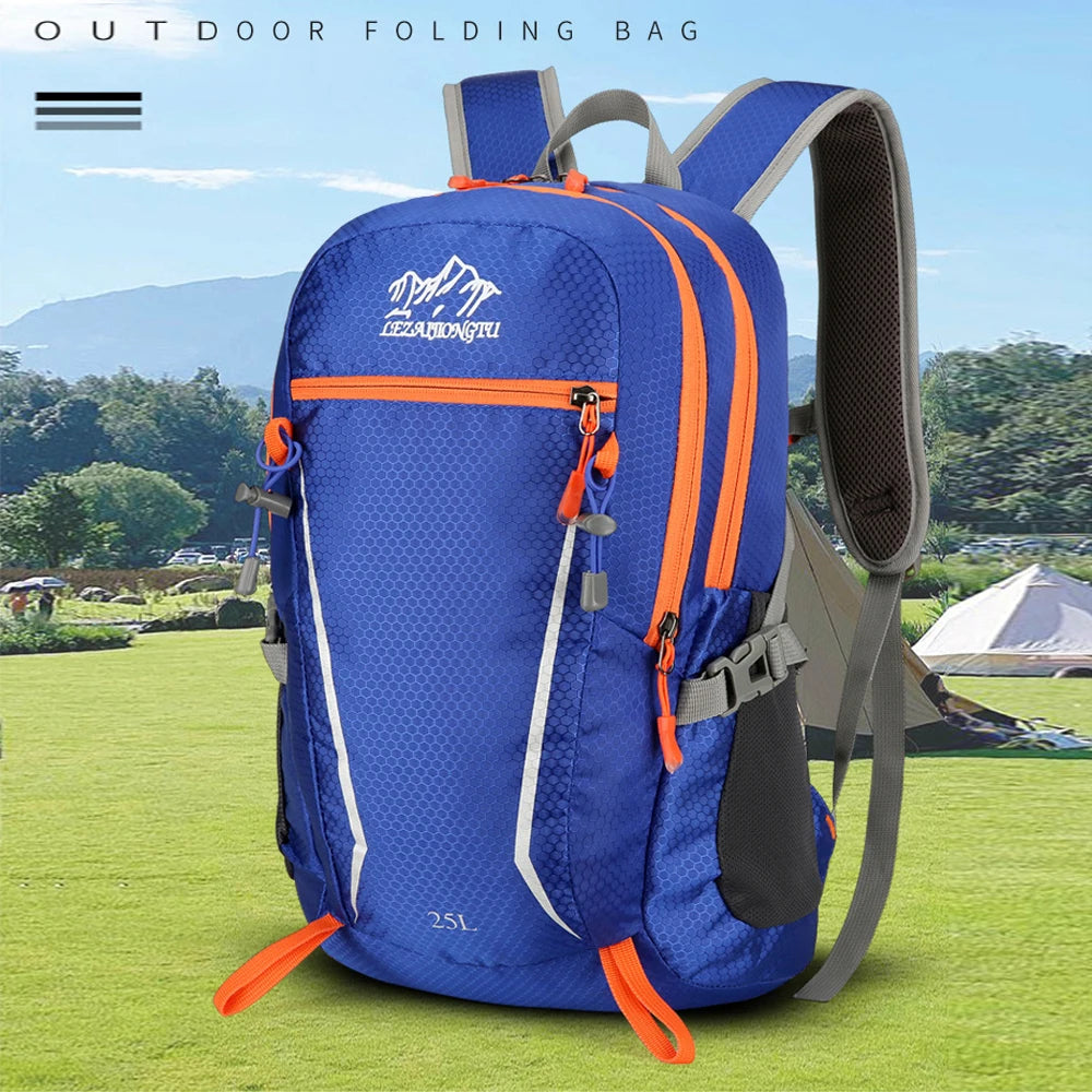 25L Lightweight Waterproof Hiking Hydration Backpack, Breathable Unisex Daypack for Cycling Climbing Camping Travel