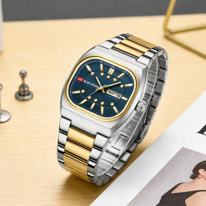 Voom Square Analog Diving Series Steel Watch