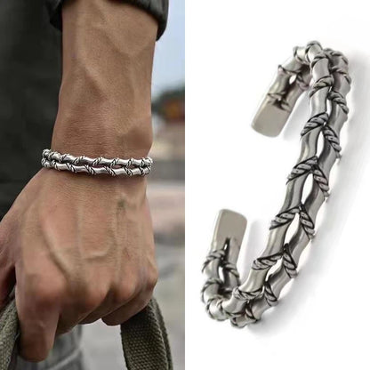 Men\'s Retro Gothic Skull Bracelet Fashionable Cool Street Party Bangles Jewelry Gift