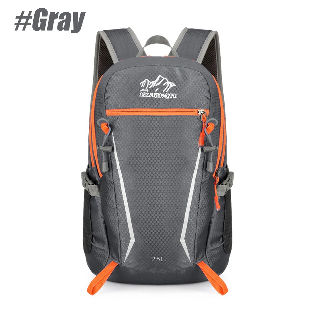 25L Lightweight Waterproof Hiking Hydration Backpack, Breathable Unisex Daypack for Cycling Climbing Camping Travel