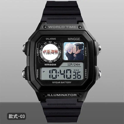 Jujutsu Kaisen Inspired Gojo Digital Sports Watch