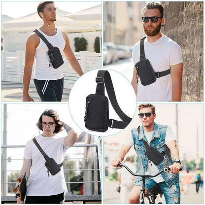 Shoulder Oxford Chest & Crossbody Casual Travel Phone Bag