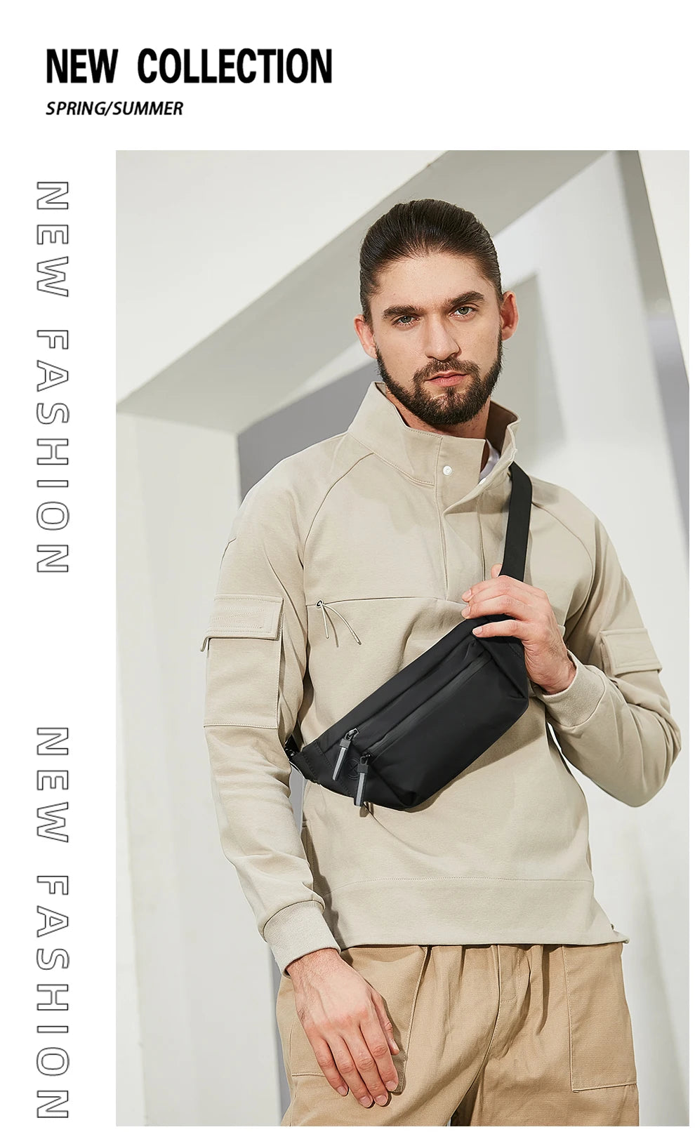 HK Crossbody & Shoulder Strap Travel Bag