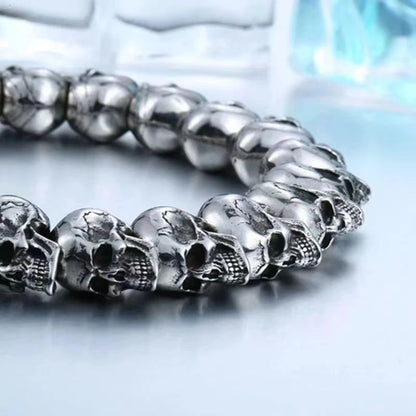 Skull Beaded Bracelet