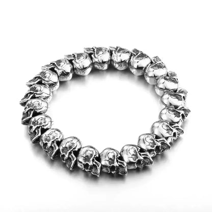 Skull Beaded Bracelet