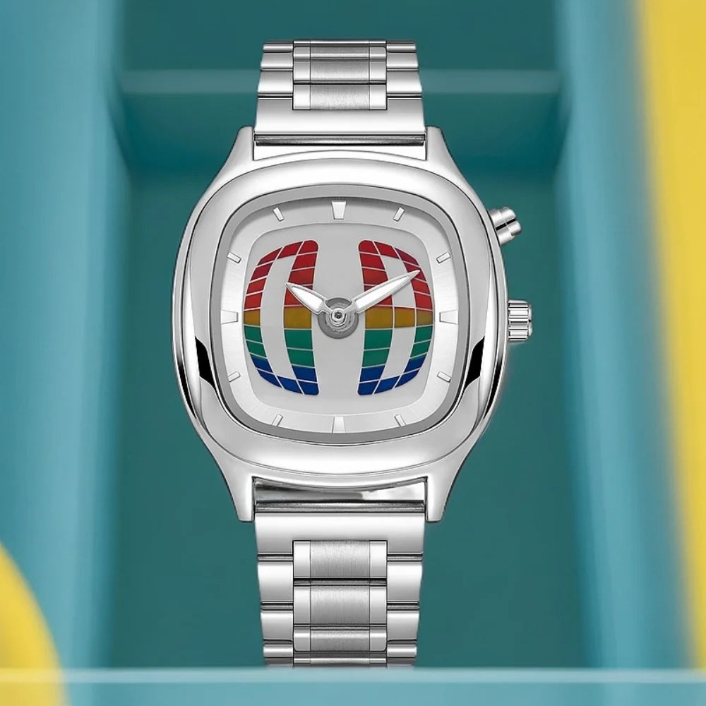 Dynamic Dual Digital Display Luminous  Wristwatches Concepts