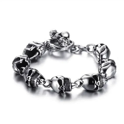 Skull Beaded Bracelet