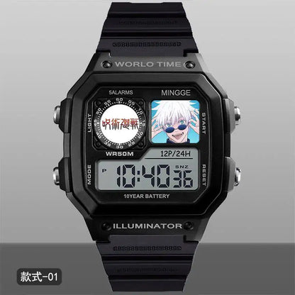 Jujutsu Kaisen Inspired Gojo Digital Sports Watch