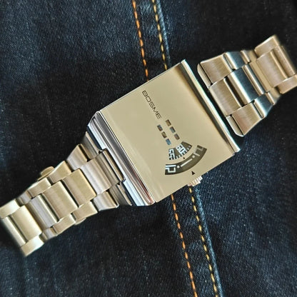 Fashion Square Men Clock Digital Waterproof Stainless Steel Elegant Man Wristwatch Quartz Casual Business Men's Watches Reloj