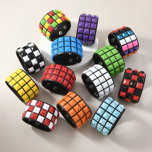 Bohemia Square Three Rows Bracelet Sets