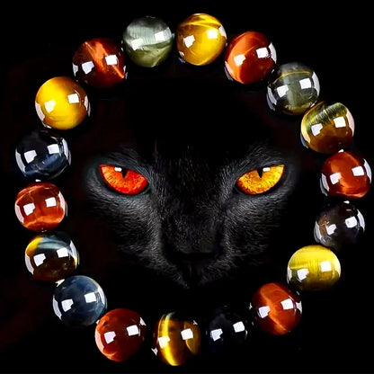 Colored Tiger Eye Bracelet