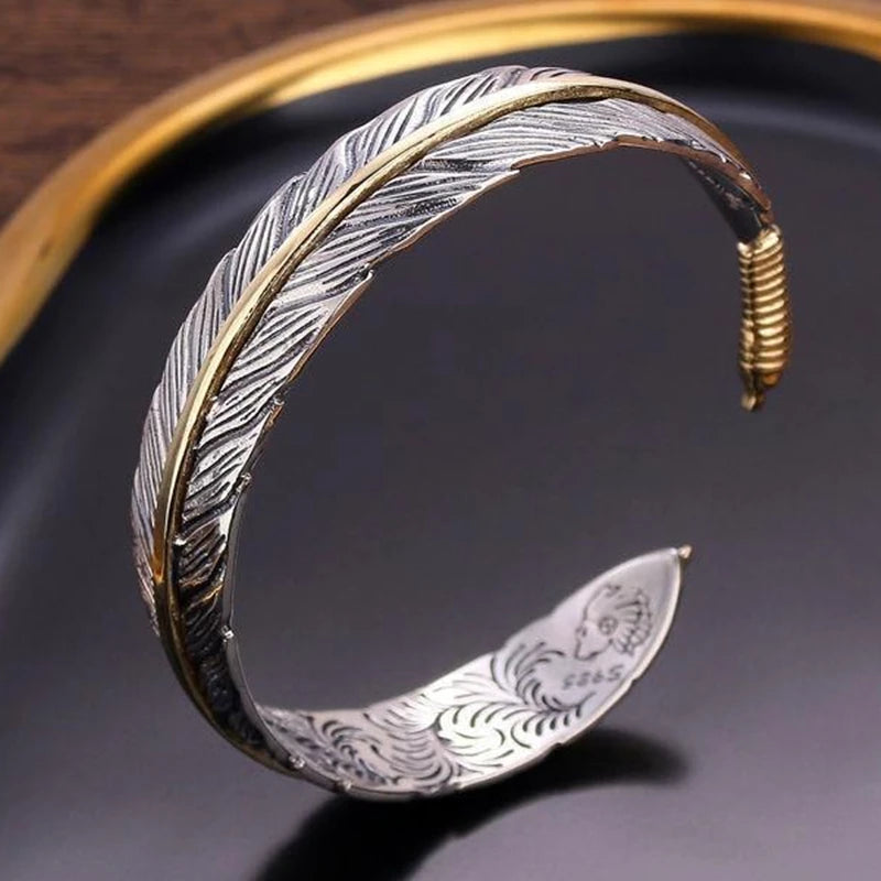 Men\'s Retro Gothic Skull Bracelet Fashionable Cool Street Party Bangles Jewelry Gift