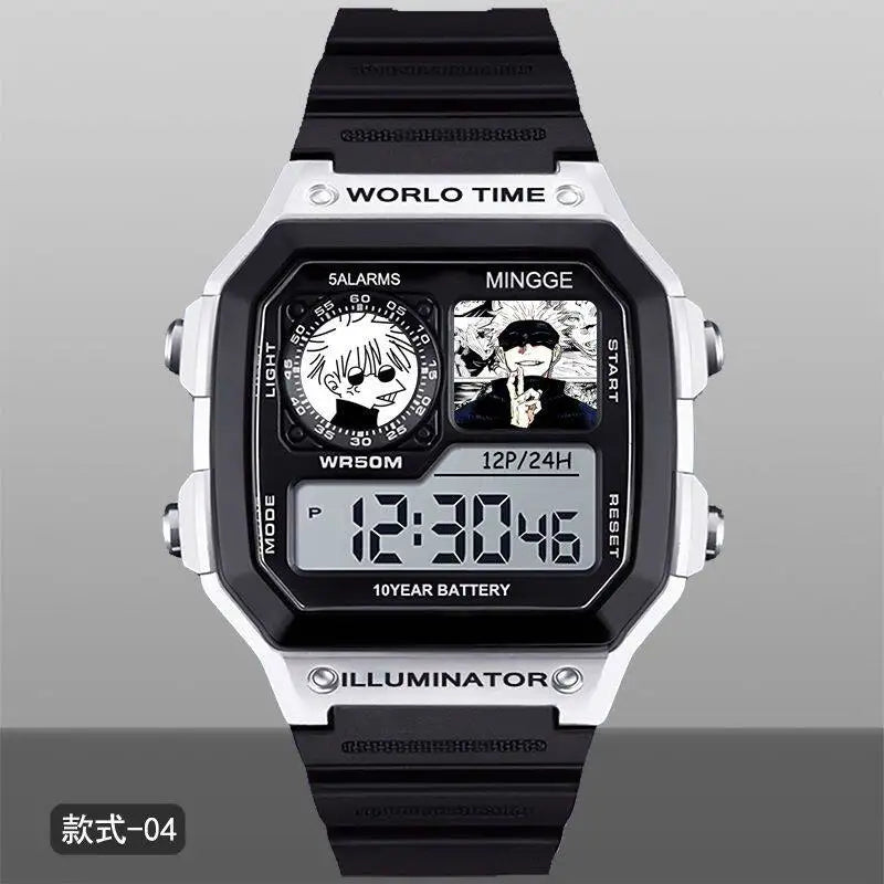 Jujutsu Kaisen Inspired Gojo Digital Sports Watch